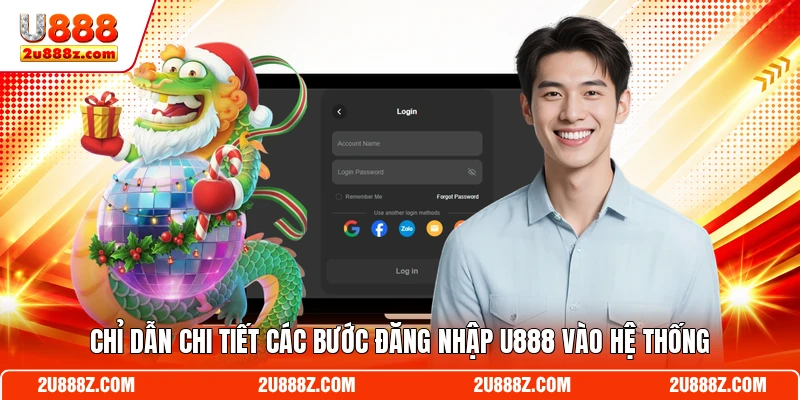 Chỉ dẫn chi tiết các bước đăng nhập U888 vào hệ thống
